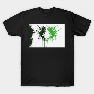 The Leaf Splatter - Environmentally Friendly T-Shirt